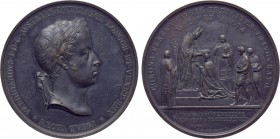 AUSTRIA. Ferdinand I (1835-1848). Medal (1838). Commemorating his Coronation in Milan. By Manfredini.