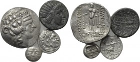 4 Greek coins.