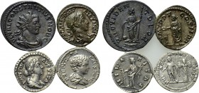 4 Roman coins.