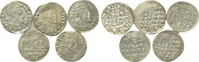 5 Polish coins of Sigismund III.