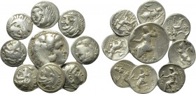 8 coins of the Macedonian kings.