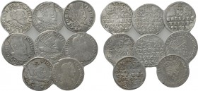 8 Polish coins.