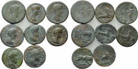8 Roman provincial coins.