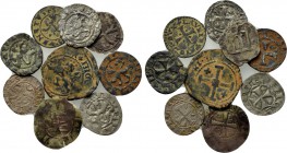 9 Crusader coins.