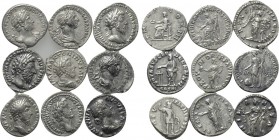 9 Roman denari.
