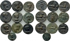 10 Roman provincial coins.