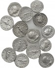 14 Roman coins.