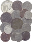 19 Austrian coins.