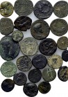 25 Roman provincial coins.