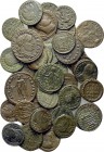 42 late Roman coins.