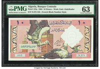 Algeria Banque Centrale d'Algerie 10 Dinars 1.1.1964 Pick 123a PMG Choice Uncirculated 63. Staple holes.

HID09801242017