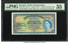 Bermuda Bermuda Government 1 Pound 1.5.1957 Pick 20b PMG Choice Very Fine 35. 

HID09801242017