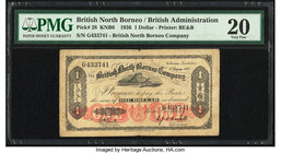 British North Borneo British North Borneo Company 1 Dollar 1.1.1936 Pick 28 PMG Very Fine 20. 

HID09801242017