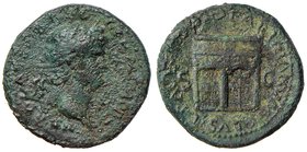 Nerone (54-68) Asse - Testa laureata a d. - Tempio di Giano con porta a d. - C. 171 AE (g 12,35)
MB/BB