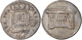FIRENZE Ferdinando III (1791-1824) 10 Quattrini 1800 - Gig. 51 MI (g 1,58) RR Bella patina; ondulazione di tondello
qSPL