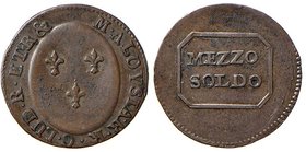 FIRENZE Carlo Ludovico (1803-1807) Mezzo Soldo - Gig. 21b CU (g 1,33)
BB+