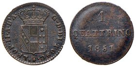 FIRENZE Leopoldo II (1824-1859) Quattrino 1851 - GIG 117 CU (g 1,00)
SPL