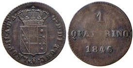 FIRENZE Leopoldo II (1824-1859) Quattrino 1846 - GIG 113 CU (g 0,87)
qBB