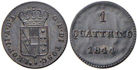 FIRENZE Leopoldo II di Lorena (1824-1859) Quattrino 1844 - GIG 111 CU (g 0,88)
SPL