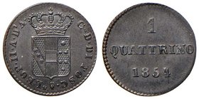 FIRENZE Leopoldo II di Lorena (1824-1859) Quattrino 1854 - GIG 120 CU (g 0,94)
BB