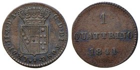 FIRENZE Leopoldo II (1824-1859) Quattrino 1841- Gig. 106 CU (g 1,00) R
BB+