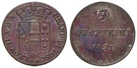 FIRENZE Leopoldo II (1824-1859) 3 Quattrini 1827 - Gig. 74 CU (g 2,14) R
qBB