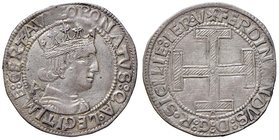 NAPOLI Ferdinando I (1458-1494) Coronato con lettera A - MIR 68/6 AG (g 3,91)
SPL
