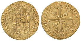 NAPOLI Carlo V (1516-1556) Scudo d’oro sigla A - MIR 132/1 AU (g 3,32)
qSPL