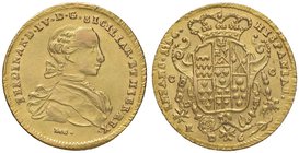 NAPOLI Ferdinando IV (1759-1816) 6 Ducati 1766 - Gig. 9a AU (g 8,82) Esemplare di grande qualità
qFDC