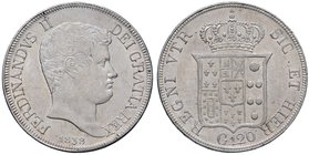 NAPOLI Ferdinando II (1830-1859) Piastra 1838 - Magliocca 544 AG (g 27,55)
qFDC