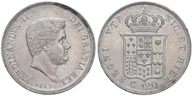NAPOLI Ferdinando II (1830-1859) Piastra 1843 - Magliocca 551 AG (g 27,54) Ex Nomisma Asta 8 Online
SPL