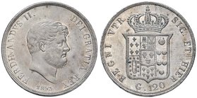 NAPOLI Ferdinando II (1830-1859) Piastra 1853 - Magliocca 563 AG (g 27,50)
SPL+