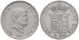 NAPOLI Ferdinando II (1830-1859) Piastra 1856 - Migliocca 566 AG (g 27,48) Minimi graffietti da pulitura
SPL+