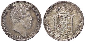 NAPOLI Ferdinando II (1830-1859) 20 Grana 1855 - Magliocca 620 AG (g 4,62) Bellissima patina iridescente
qFDC