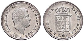 NAPOLI Ferdinando II (1830-1859) Carlino 1855 - Magliocca 652 AG (g 2,32)
FDC