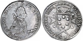 PISA Cosimo II (1609-1621) Tallero 1621 - R.M. 14 AG (g 28,20) Screpolatura al ciglio del D/ e piccola mancanza al D/ sopra il braccio
BB/SPL