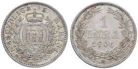 SAN MARINO Lira 1906 - Gig. 27 AG (g 5,00)
SPL
