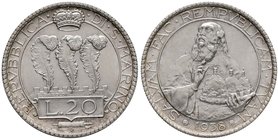 SAN MARINO 20 Lire 1938 - Gig. 8 AG (19,94) RR
qFDC
