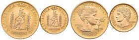 SAN MARINO 1 e 2 Scudi 1985 - AU (g 4,00 + 2,00) Senza astuccio
FDC