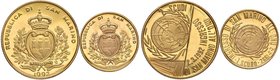 SAN MARINO 1 e 2 Scudi 1992 - AU (g 6,46 + 3,24) Senza astuccio
FS