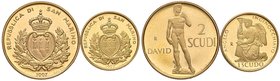 SAN MARINO 1 e 2 Scudi 1997 - AU (g 6,46 + 3,24) Senza astuccio
FS