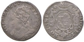 Clemente XII (1730-1740) Bologna - Carlino da 5 bolognini 1736 - Munt. 173 AG (g 1,37)
BB