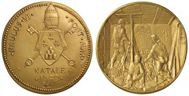 PAOLO VI (1963-1976) Medaglia 1972 Natale - AU (g 42,01 - Ø 34 mm) Marcato 750
FDC