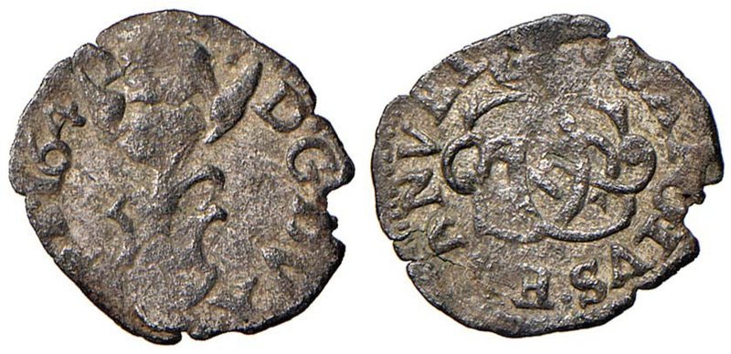 Carlo Emanuele II (1638-1675) Mezzo Soldo - MIR 782 MI (g 0,68)
qBB