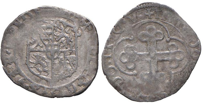 Carlo Emanuele II (1638-1675) 5 Soldi 1647 Torino - MIR 762 MI (g 4, Emanuele Fi...