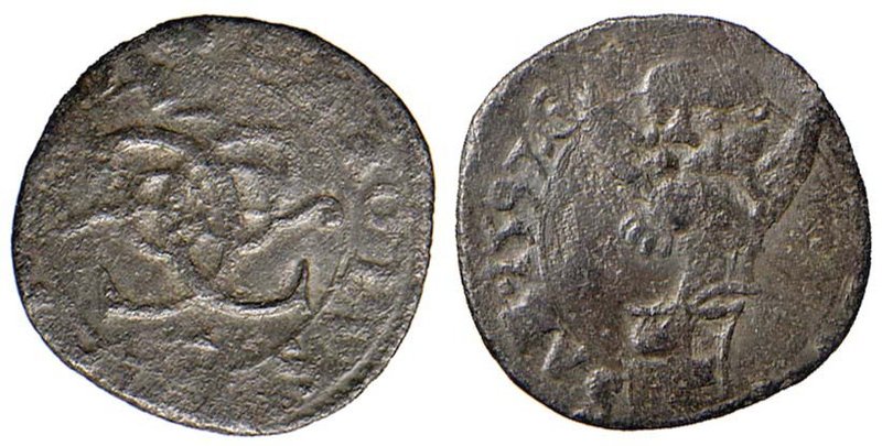 Carlo Emanuele I (1580-1630) Mezzo Soldo 1597 Chambery - cfr. MIR 665 MI (g 1,03...