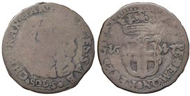 Carlo Emanuele I (1580-1630) Mezzo Soldo 1597 Chambery - cfr. MIR 665 47)
qMB