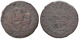 Carlo Emanuele II (1638-1675) 5 Soldi 1648 Torino - MIR 762b MI (g 4,79)
qBB
