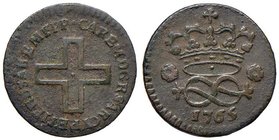 Carlo Emanuele III (1730-1773) 2 Denari 1765 - Nomisma 223 CU (g 1,59)
BB