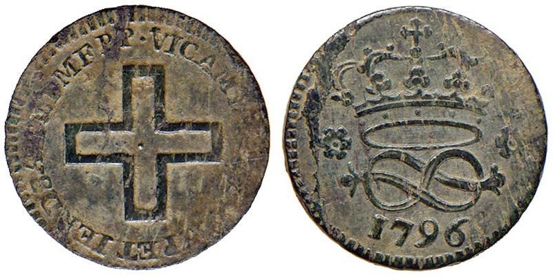 Vittorio Amedeo III (1773-1796) 2 Denari 1796 - Nomisma 430 CU (g 1,59)
BB